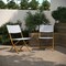 Flash Furniture Navy/White PE Rattan Folding Bistro Chairs, 2PK 2-FV-FWA086-NVY-WHT-GG - alternate 6